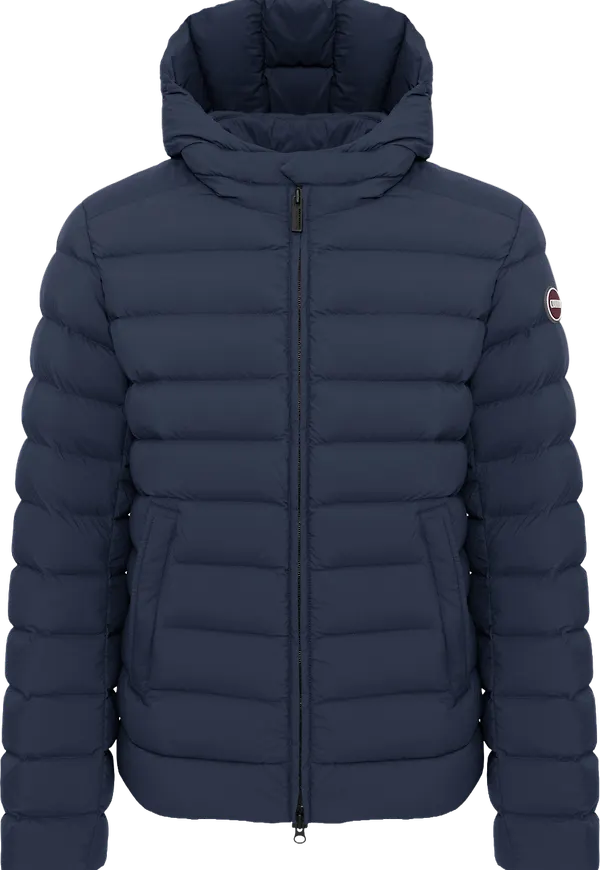 Colmar Men´s Quilted Down Jacket Hood Navy Blue