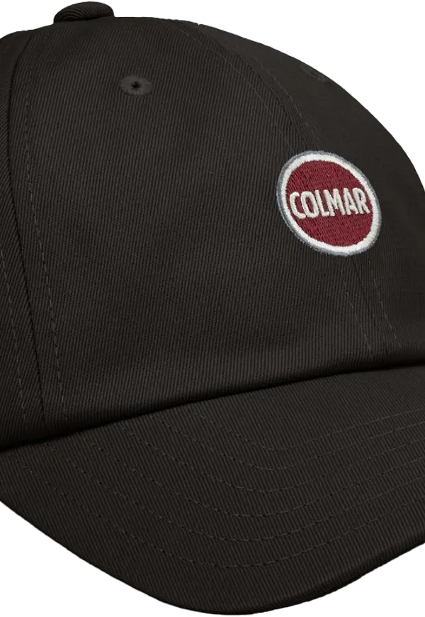 Colmar Unisex Baseball Cap With Embroidery Black