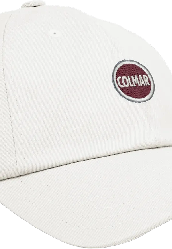 Colmar Unisex Baseball Cap With Embroidery White