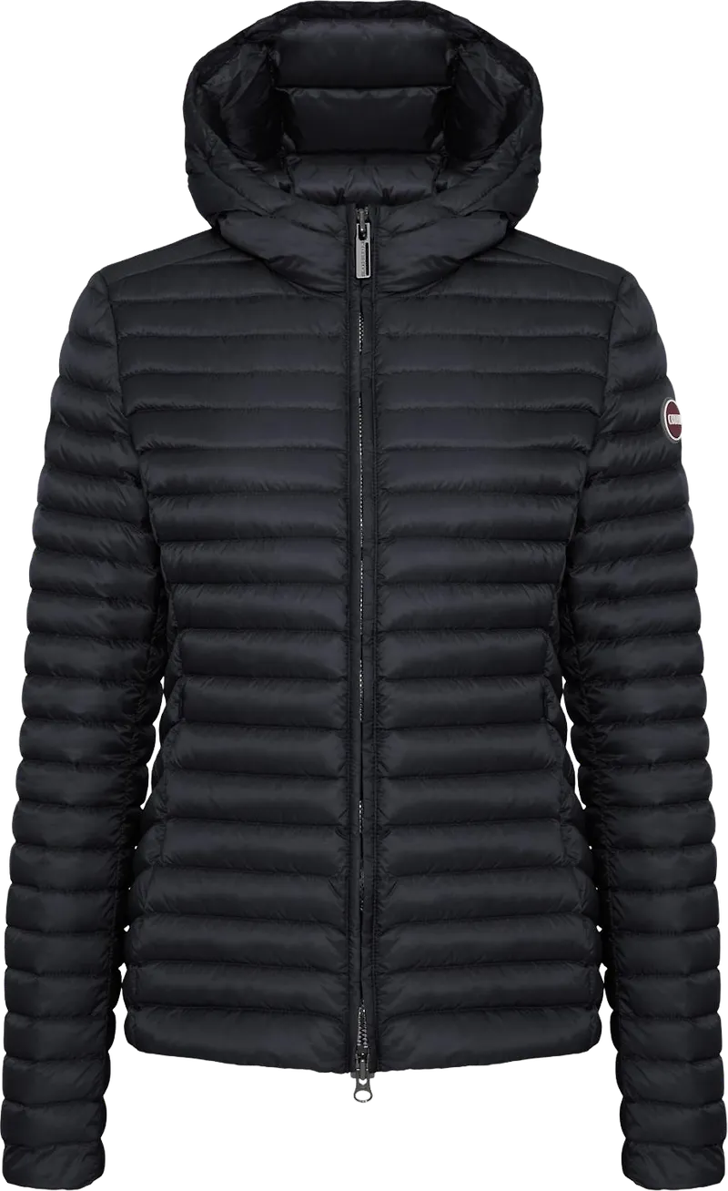 Colmar Women's Light Down Jacket with Hood Black
