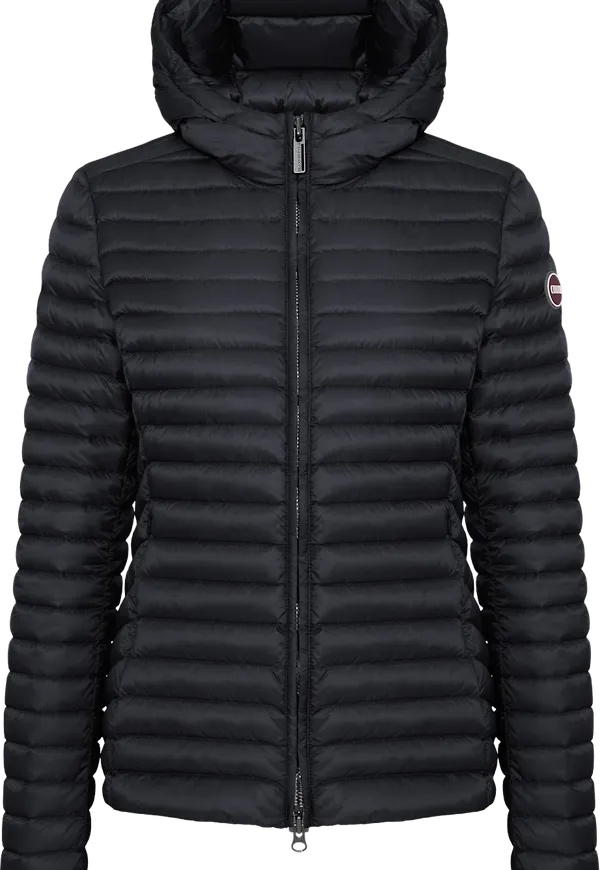 Colmar Women's Light Down Jacket with Hood Black
