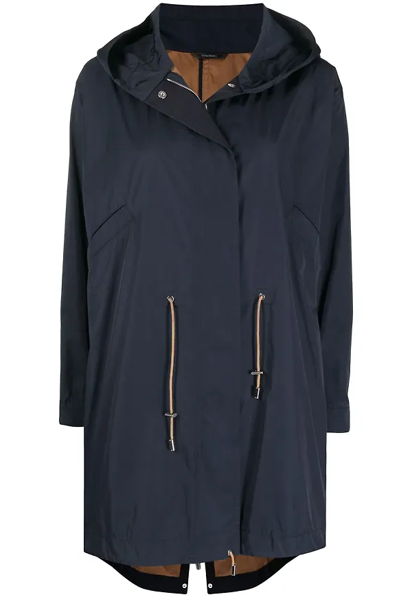 Colombo parkas med huva - Blå