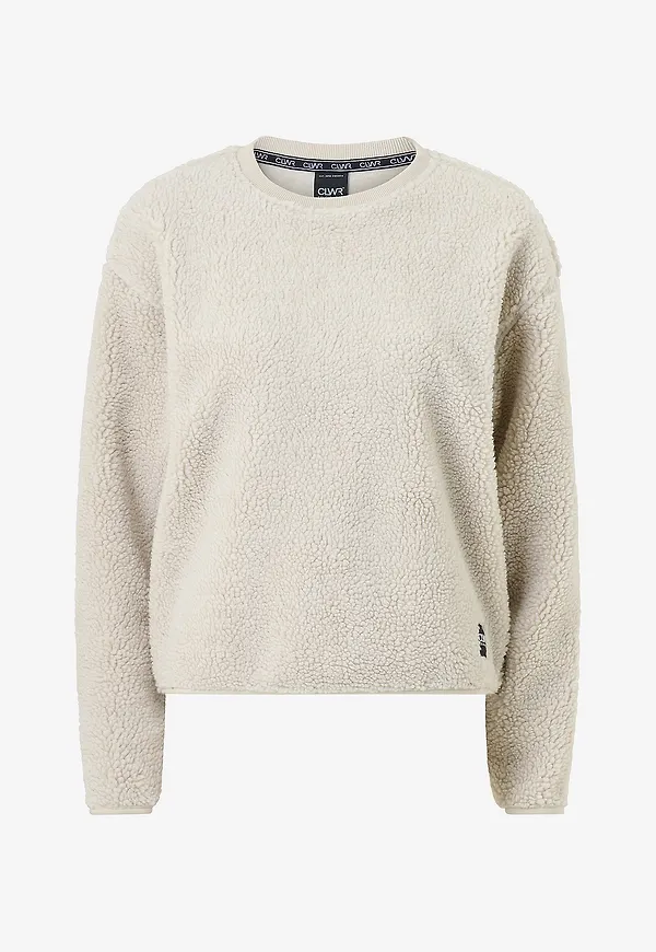 ColourWear - Fleecetröja W Snug Pile Crew - Beige