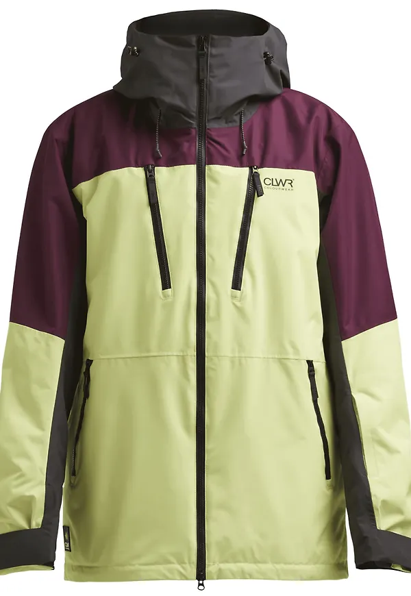 ColourWear Men's Grid Jacket Acid