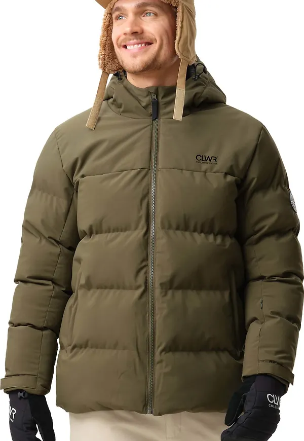 ColourWear Men's Pole Jacket Dark Olive