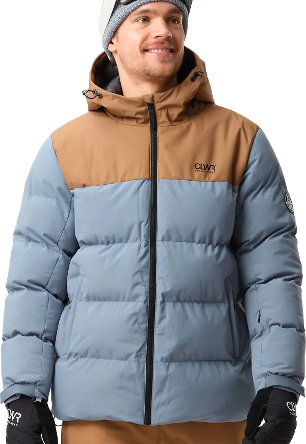 ColourWear Men's Pole Jacket Grey Blue