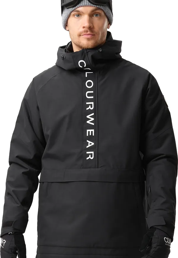 ColourWear Men's Signature Anorak Black