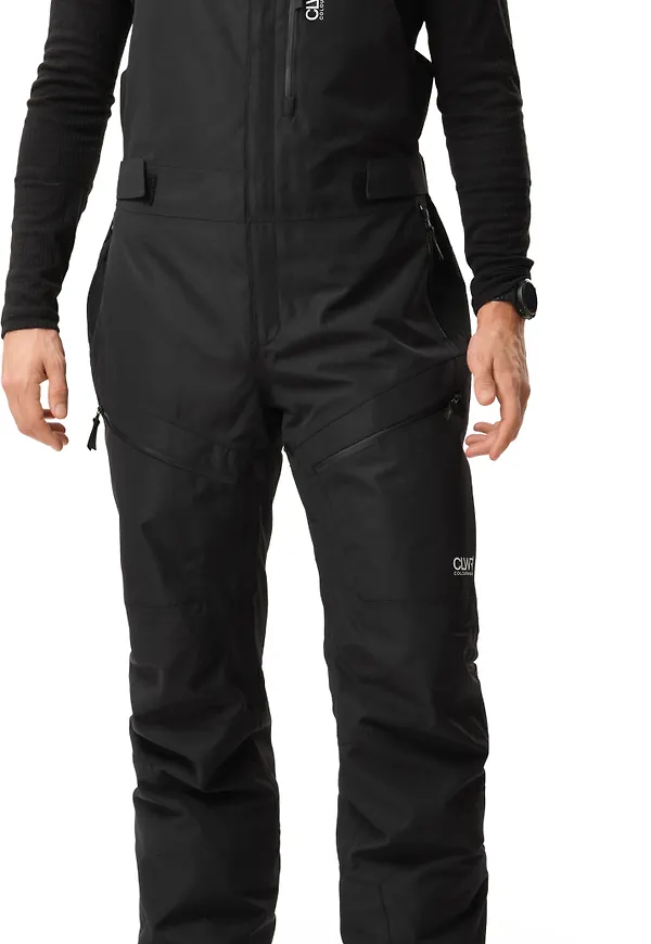ColourWear Men's Slash Bib Pants Black