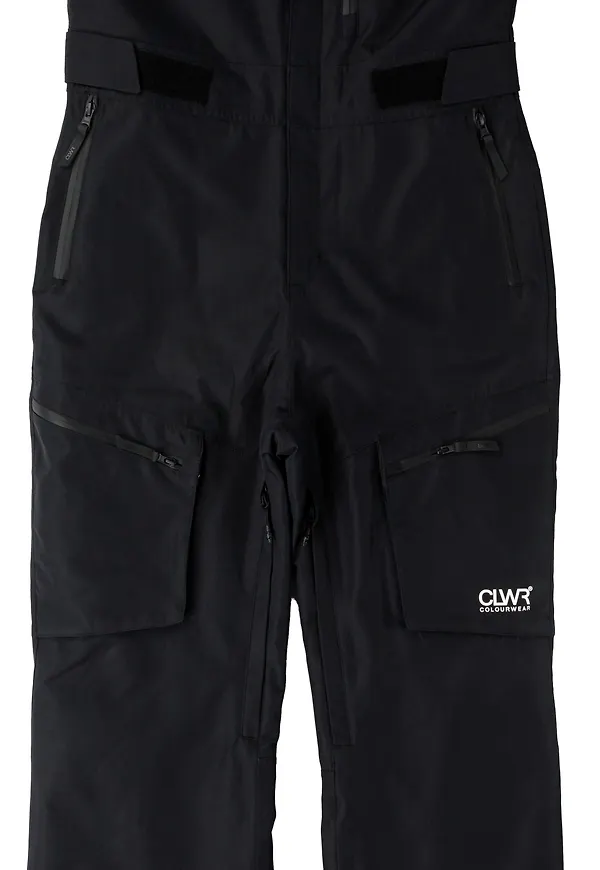 ColourWear Women's Slash Bib Pants Black