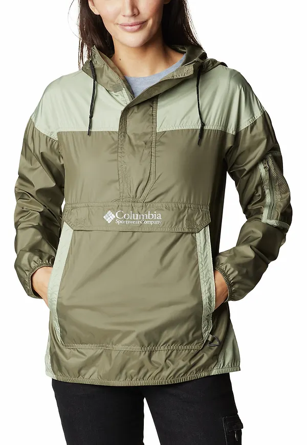 Columbia Women's Challenger Windbreaker Stone Green/Safari