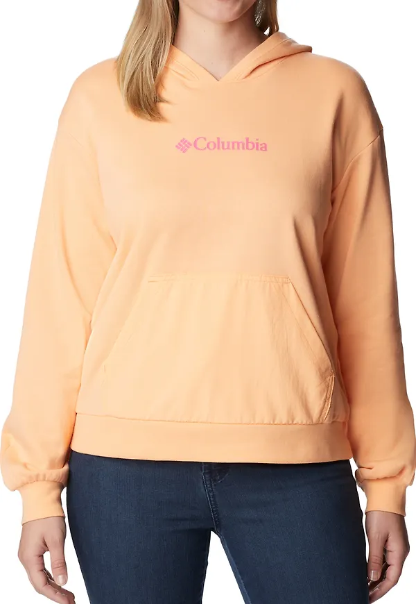 Columbia Women's Columbia Logo III French Peach, Wild Geranium Logo
