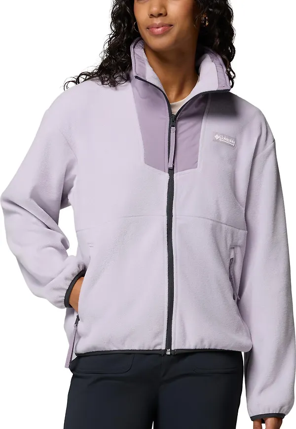 Columbia Women's Sequoia Grove Fleece Jacket Lavender Pearl, Shale Purple