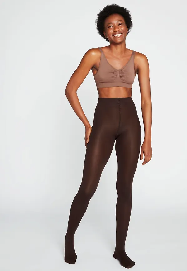 Comfort waist matt strumpbyxor 80 denier