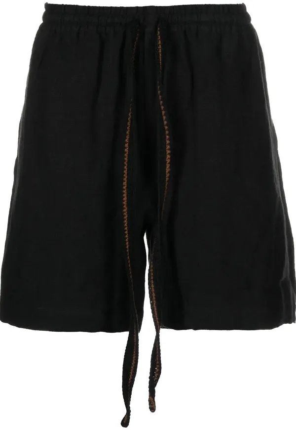 COMMAS loungeshorts i linne - Svart