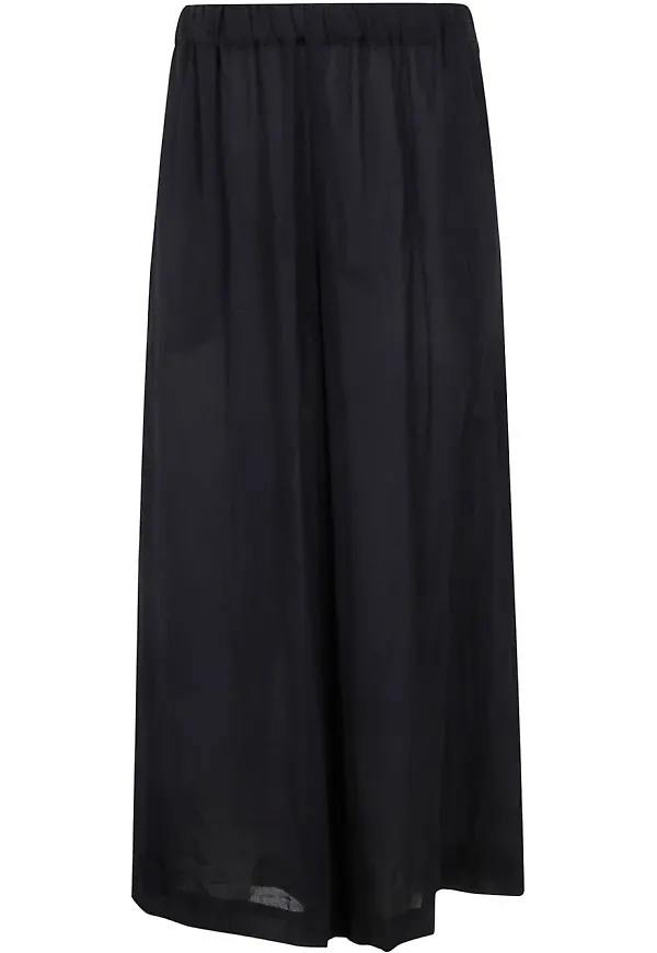 Comme Des Garçons Comme Des Garçons byxor med vida ben - Svart