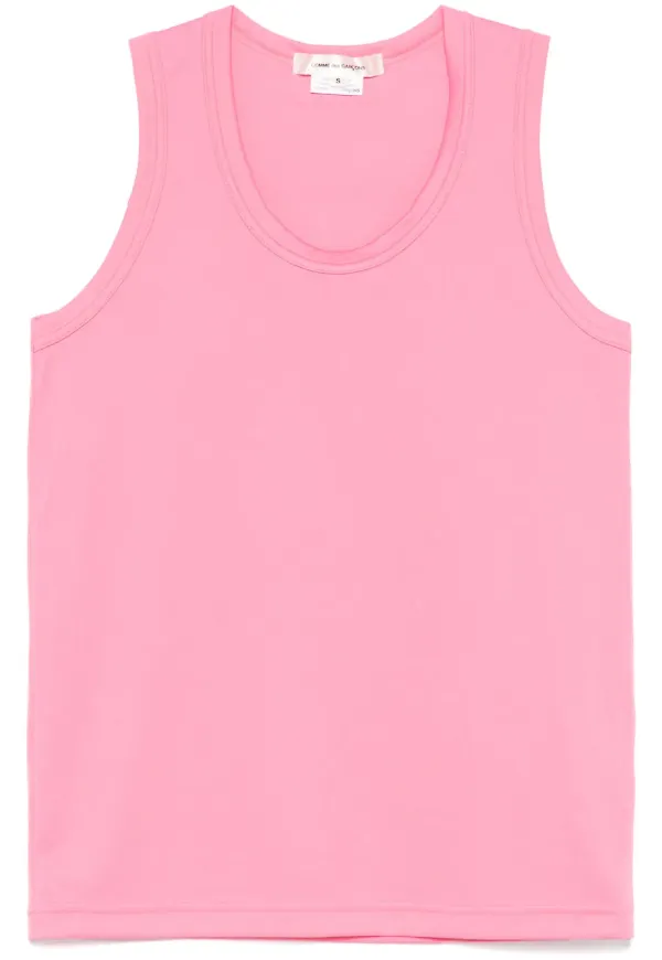 Comme Des Garçons linne i jersey - Rosa