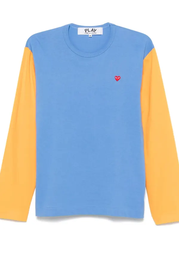 Comme Des Garçons Play t-shirt med hjärta - Blå