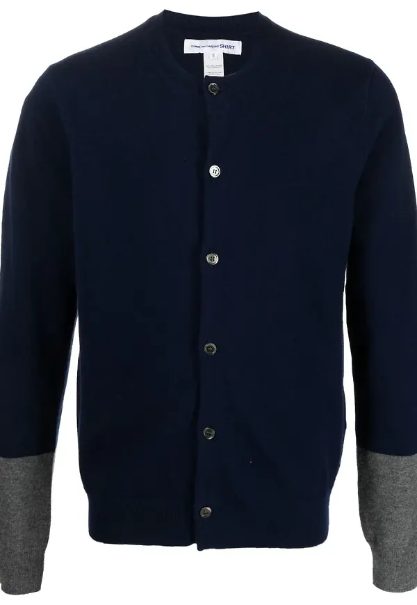 Comme Des Garçons Shirt Forever kofta med halvärm - Blå