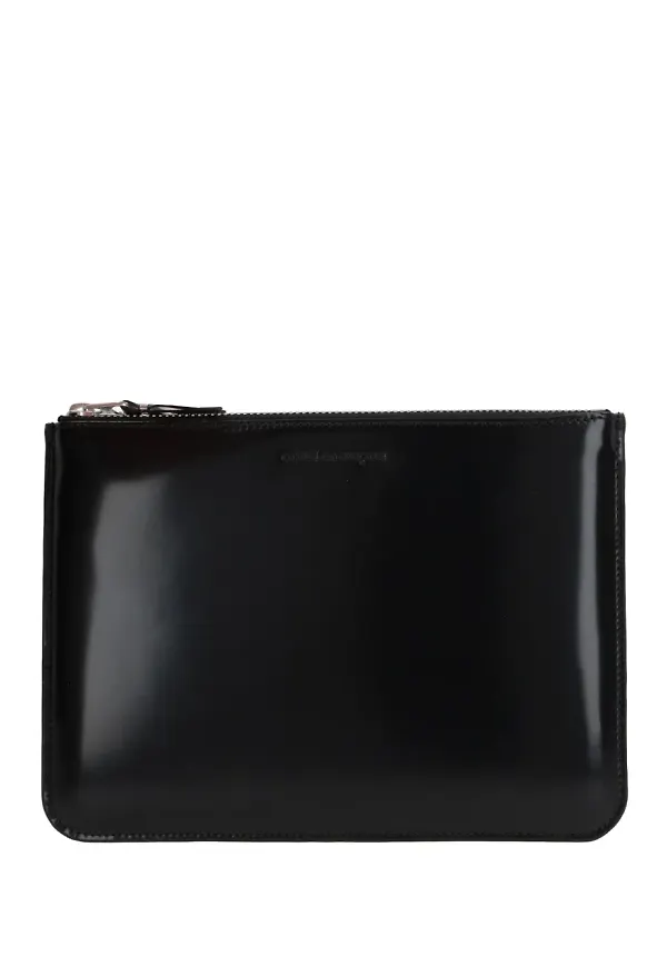 Comme Des Garçons Wallet kuvertväska med präglad logotyp - Svart