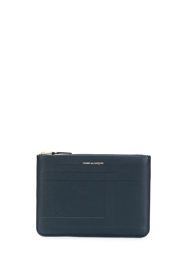 Comme Des Garçons Wallet mönstrad plånbok - Blå
