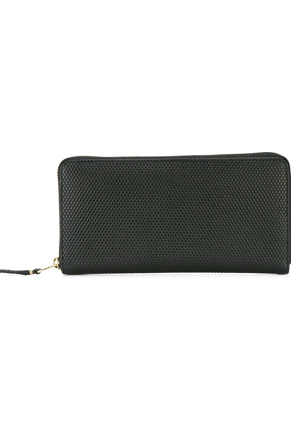 Comme Des Garçons Wallet präglad plånbok - Svart