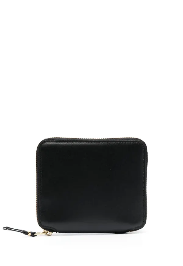 Comme Des Garçons Wallet rutig läderplånbok - Svart