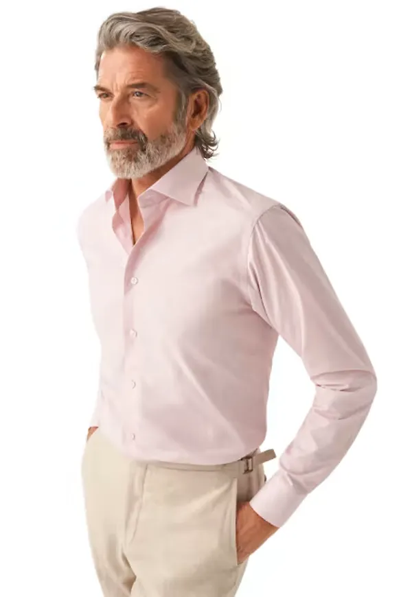 Contemporary Fit Randig Poplinskjorta