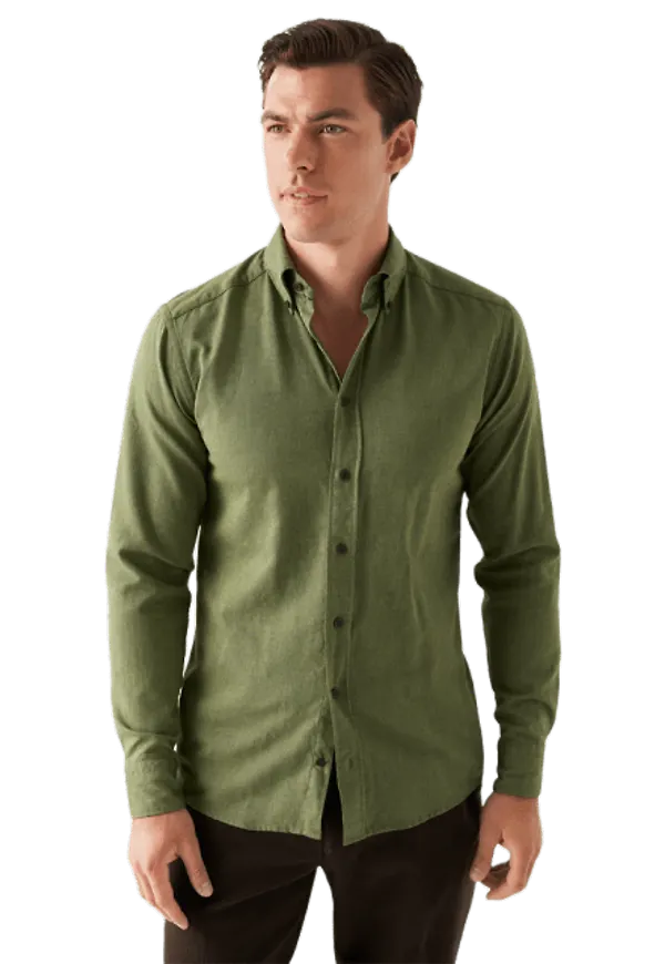Contemporary Fit Skjorta I Flanell