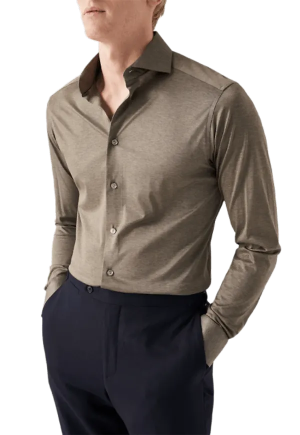 Contemporary Fit Skjorta I Jersey