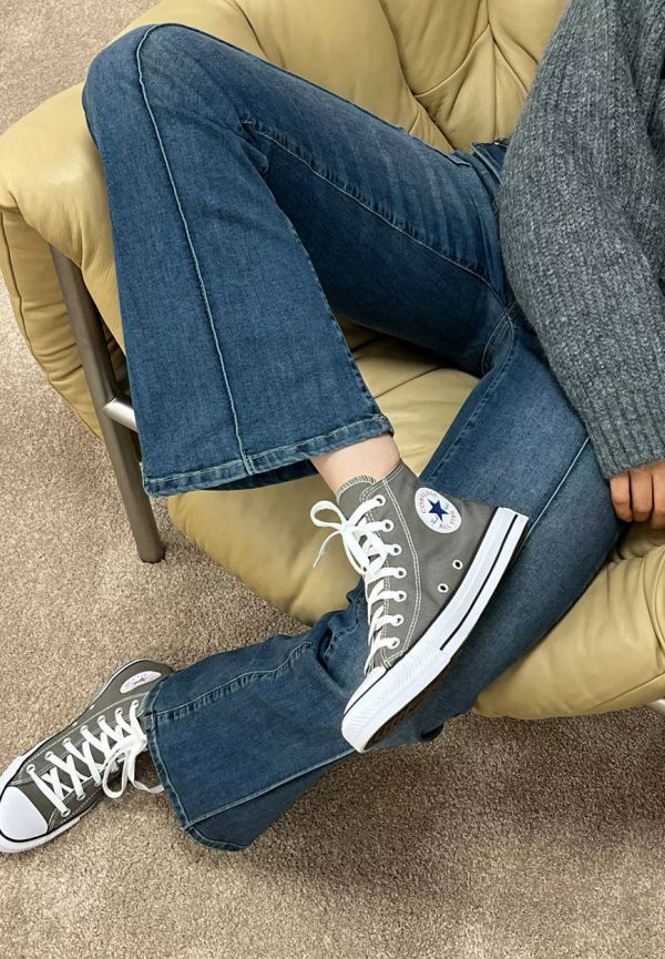 Converse - Höga sneakers - Charcoal - All Star Canvas Hi - Sneakers