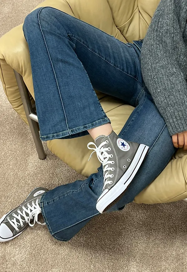 Converse - Grå - All Star Canvas Hi