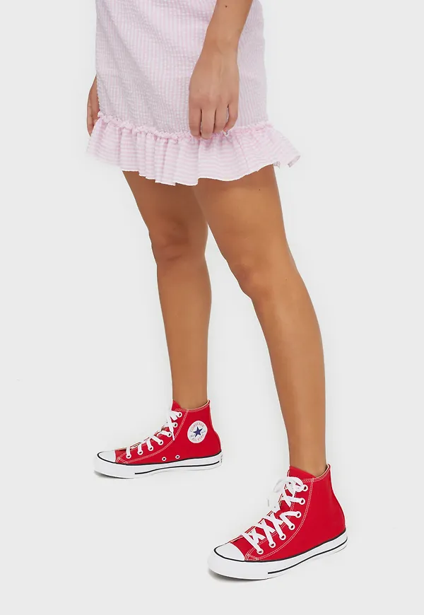Converse - Röd - All Star Canvas Hi