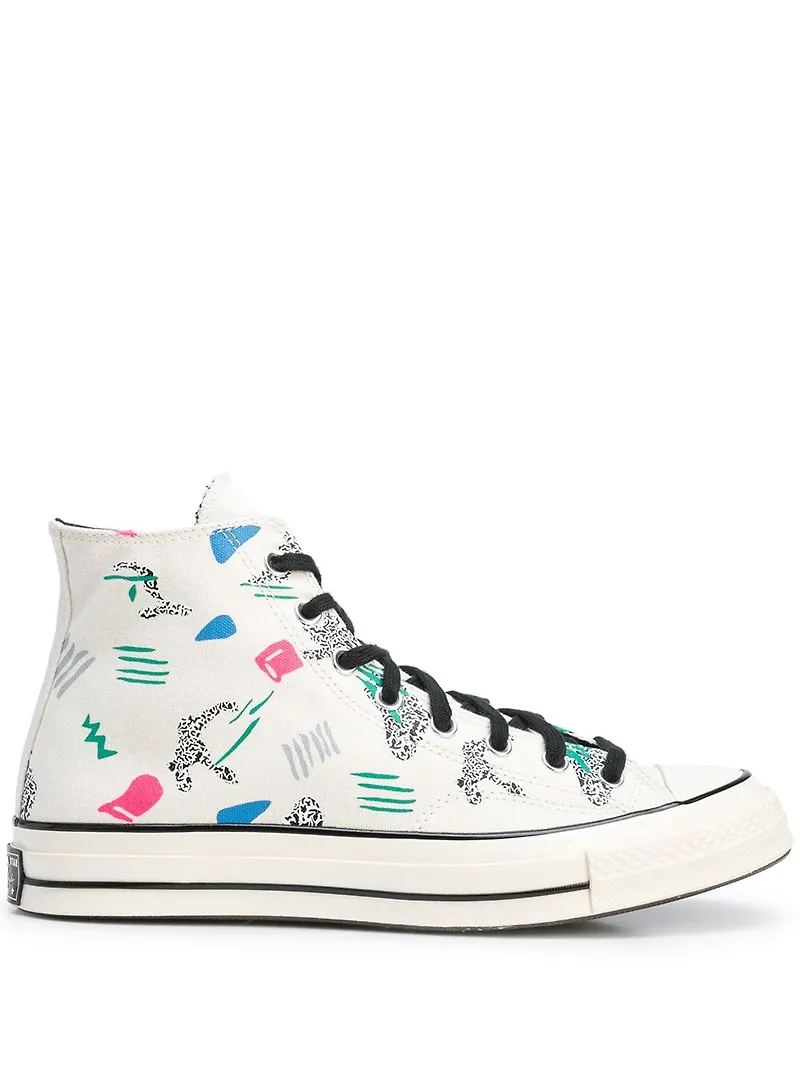 Converse Chuck 70 '80s Archive sneakers med tryck - Flerfärgad