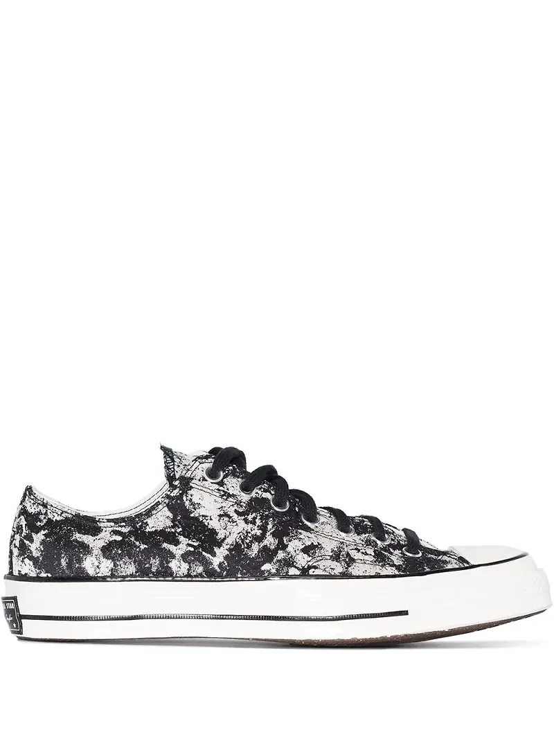 Converse Chuck 70 låga sneakers med abstrakt tryck - Svart