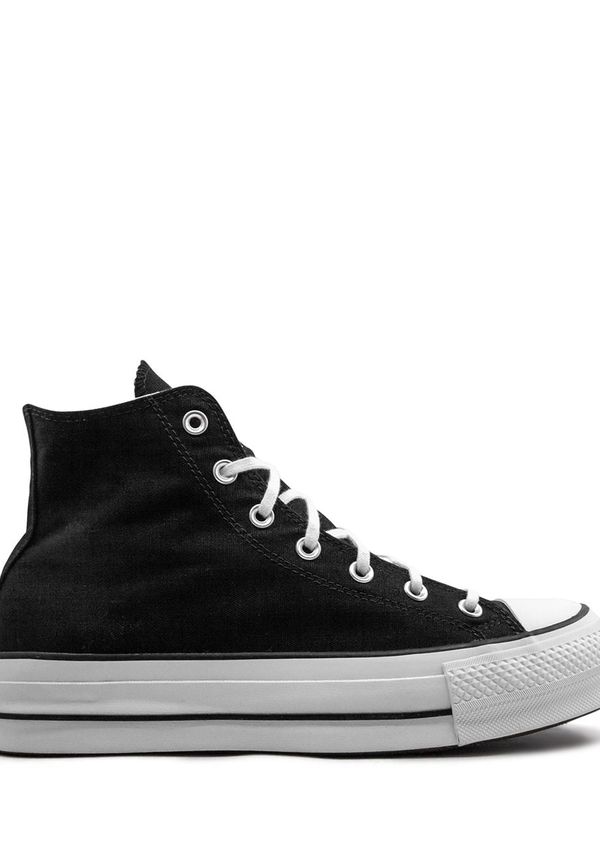 Converse höga platåsneakers - Svart