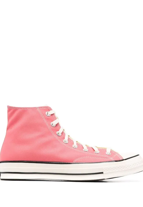 Converse höga sneakers med färgblock - Rosa