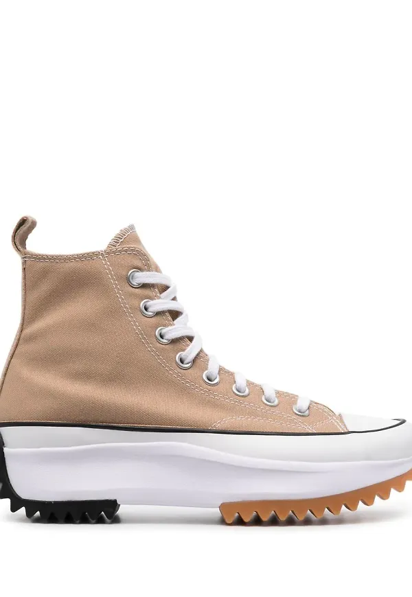 Converse Run Star Hike platåsneakers - Brun