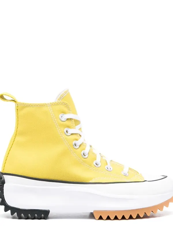 Converse Run Star Hike platåsneakers - Gul