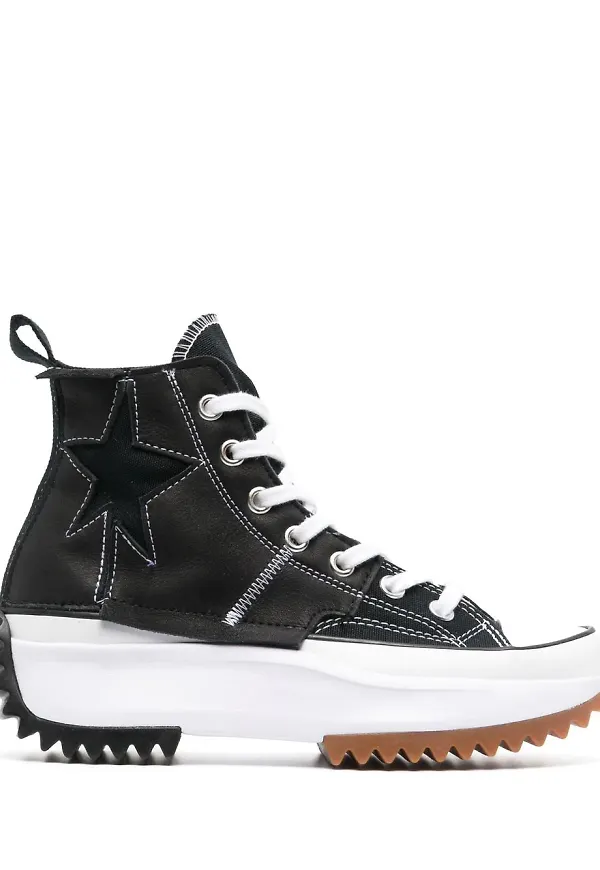 Converse Run Star Hike platåsneakers - Svart