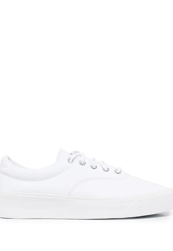 Converse Skid Grip tygskor - Vit