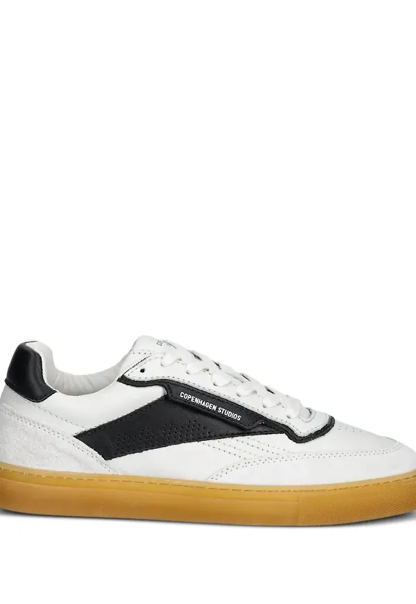 Copenhagen lädersneakers - Vit