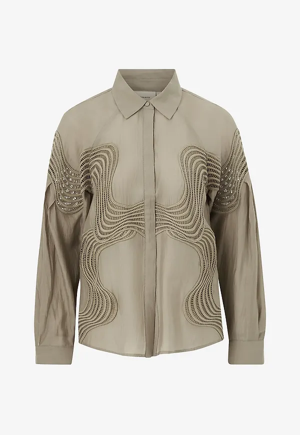 Copenhagen Muse - Blus cmMolly-Shirt - Grön