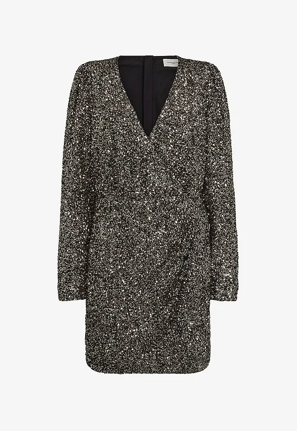Copenhagen Muse - Paljettklänning cmSequince Dress - Grå