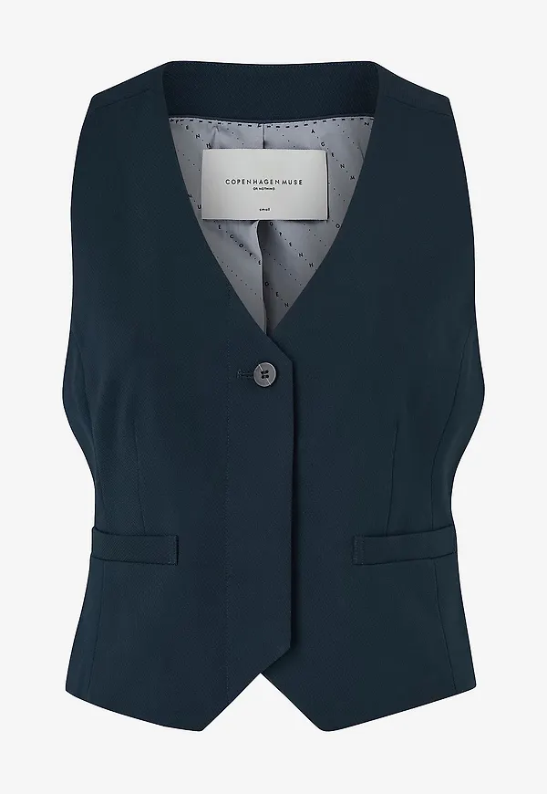 Copenhagen Muse - Väst cmTailor Waistcoat - Blå