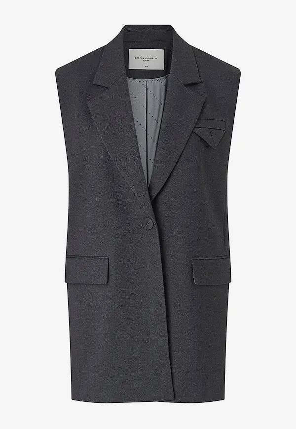 Copenhagen Muse - Väst cmTailor-Waistcoat - Grå