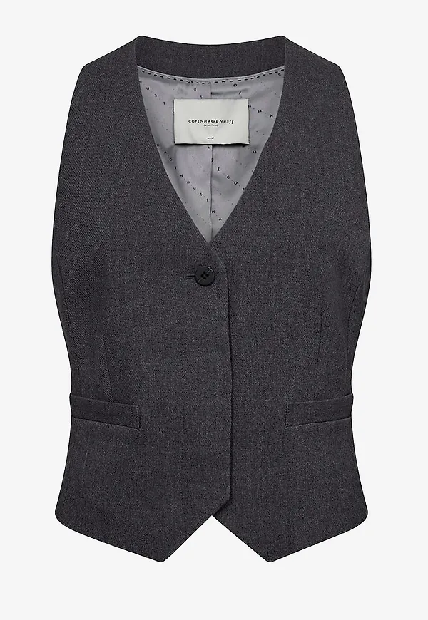Copenhagen Muse - Väst cmTailor Waistcoat - Grå