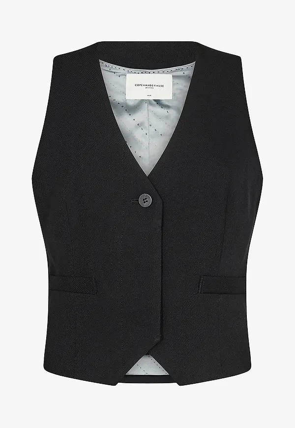 Copenhagen Muse - Väst cmTailor Waistcoat - Svart