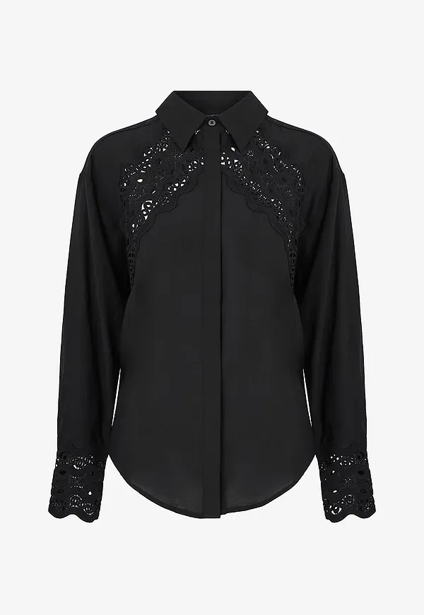 Copenhagen Muse - Blus cm-Molly Shirt - Svart