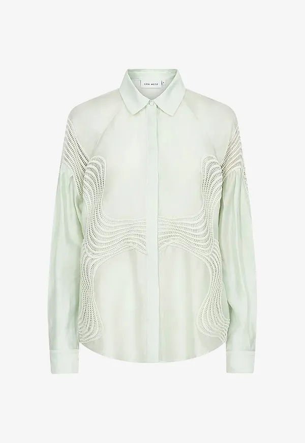 Copenhagen Muse - Blus cmMolly-Shirt - Grön