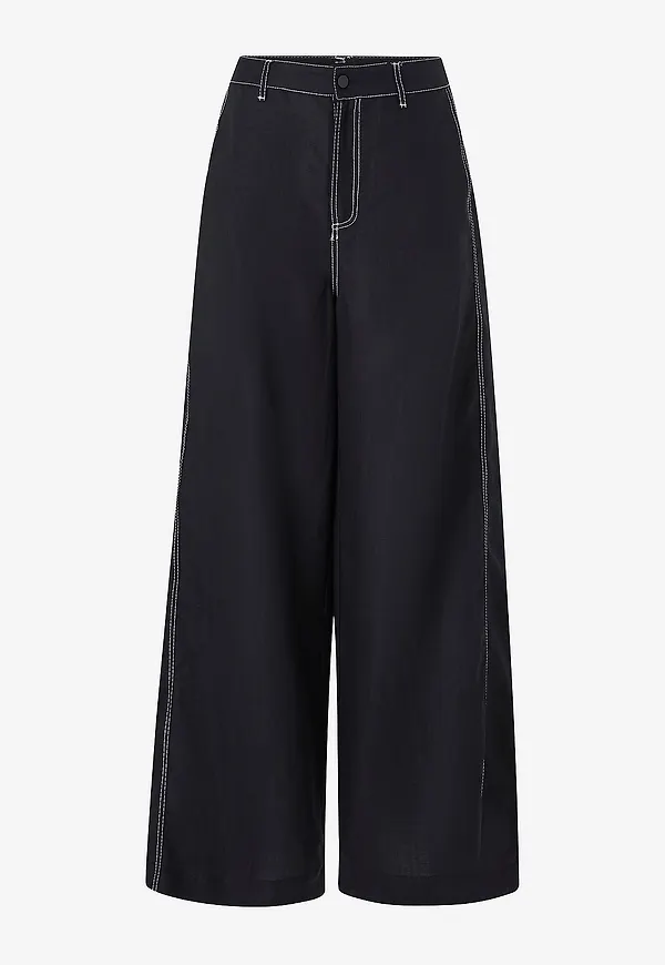 Copenhagen Muse - Byxor cmNatuli-Pants - Svart